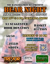 rangers bear night May 10 2024